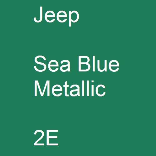 Jeep, Sea Blue Metallic, 2E.